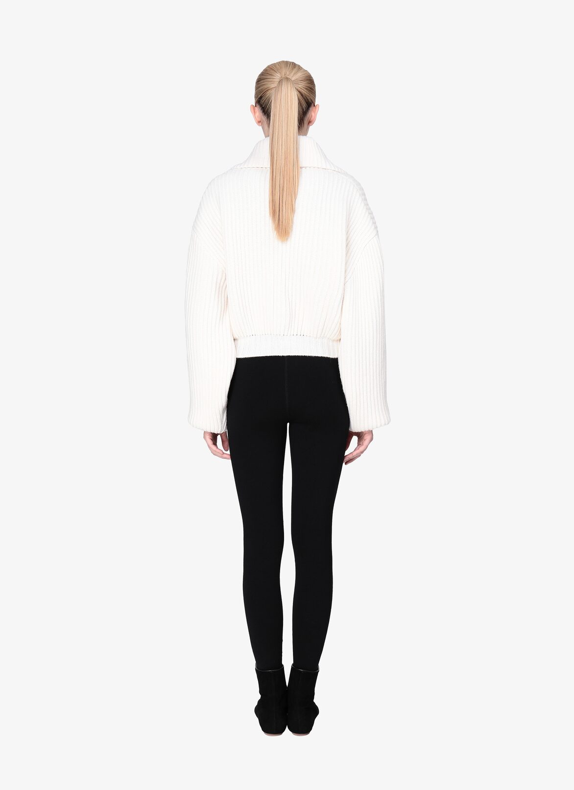 Alaïa Edition 1985 Giacca Con Collo A Scialle  ALAÏA ALAÏA EDITION 1985 GIACCA CON COLLO A SCIALLE  BIANCO